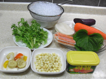자투리재료라도 맛있어~,무쌈말이와 천사채샐러드