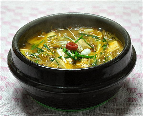 가는봄이 아쉬워~, 노지 달래 된장찌개