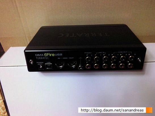 사운드 카드 : TERRATEC - DMX6Fire USB
