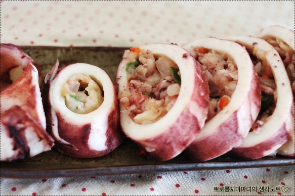 맛있는 오징어 순대 만드는 법
