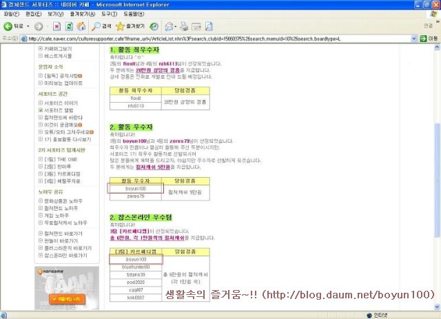 컬쳐랜드 서포터즈 2기 활동 우수자로 선발