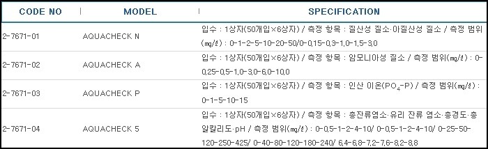 수질검사시험지,AQUACHECK WATER TEST STRIPS