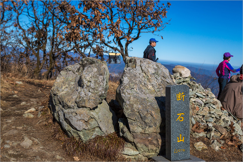 경주 단석산 조망도