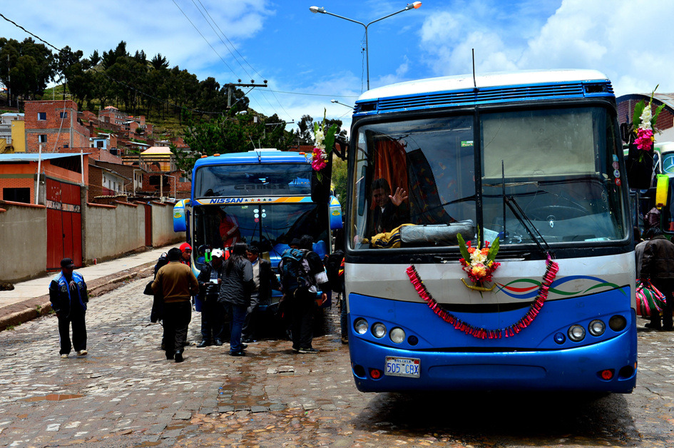 티티카카 호수의 코파카바나~