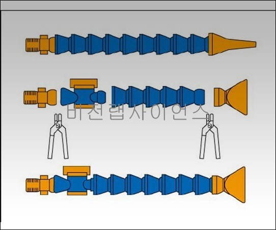 자재조립호스,ASSEMBLING FLEXIBLE TUBING POM
