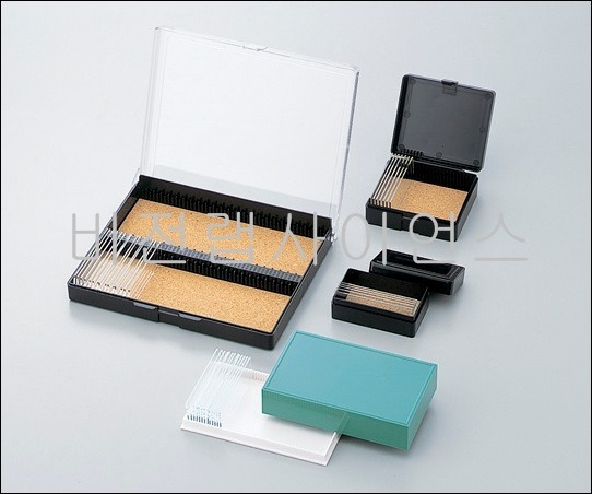 SLIDE GLASS CASE PLASTIC,프레파라트박스(플라스틱제) 