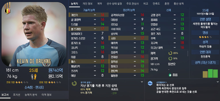 FM2017 공식로스터 포텐정리 | 인스티즈