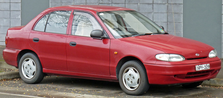 현대자동차 엑센트 1세대(1994년 4월~1999년 6월) 1994 hyundai excel wiring diagram 