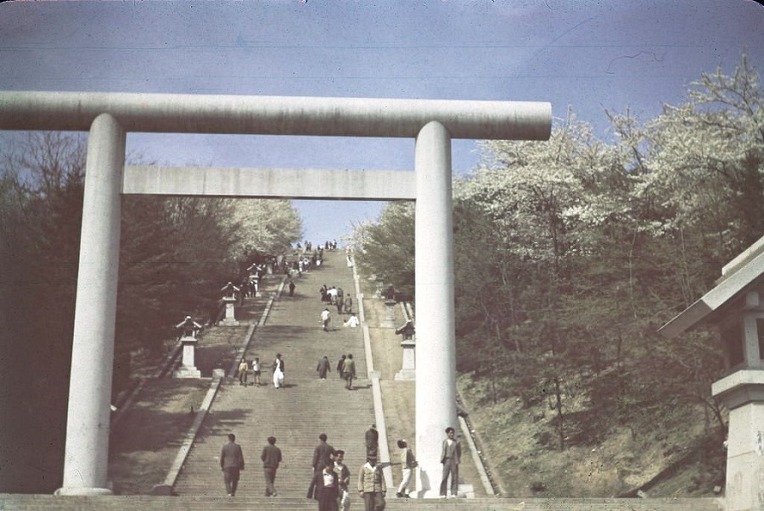 6.25 전쟁 당시 서울 남산 신사 1000계단
