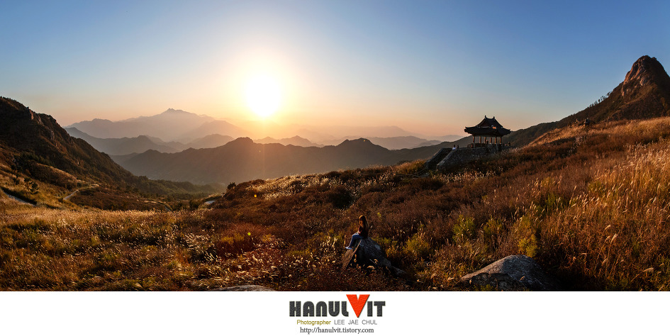 황매산 일몰..