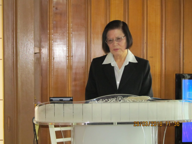 2018. 3. 29(목) 오전11시 예천교회( 민경숙 목사시무) 