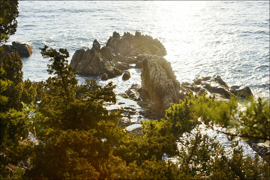 삼척 해신당공원 일출과 공원모습