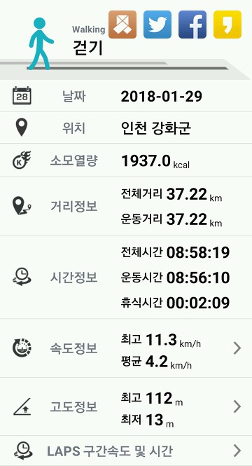 74일차 (2018.1.29) 인천에서 강화까지